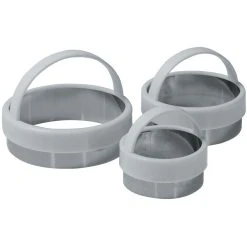 Avanti Straight Edge Cookie Cutters - Set Of 3