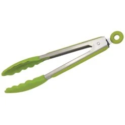 Avanti Silicone Stainless Steel Tongs 23cm - Green