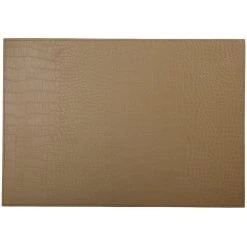Maxwell And Williams Table Accents Leather Look Alligator Placemat 43x30cm Tan
