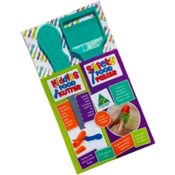 Safety Food Kutter Kiddies Food Kutter And Safety Food Peeler Twin Pack Green