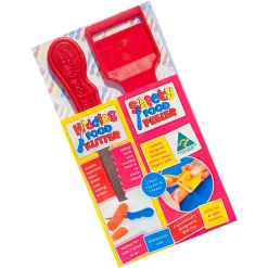 Safety Food Kutter Kiddies Food Kutter And Safety Food Peeler Twin Pack Red
