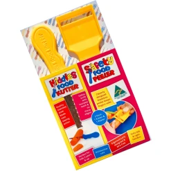 Safety Food Kutter Kiddies Food Kutter And Safety Food Peeler Twin Pack Yellow