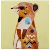 Maxwell And Williams Pete Cromer Wildlife Ceramic Square Coaster 9.5cm - Meerkat -Avanti store DU0227 1024x1024