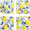 Ecology Punch Set Of 4 Coasters 10 X 10cm Lemon 1 Ecology Punch Set Of 4 Coasters 10 X 10cm Lemon -Avanti store EC1566 1024x1024