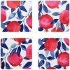 Ecology Punch Set Of 4 Coasters 10 X 10cm Pomegranate -Avanti store EC1570 1024x1024