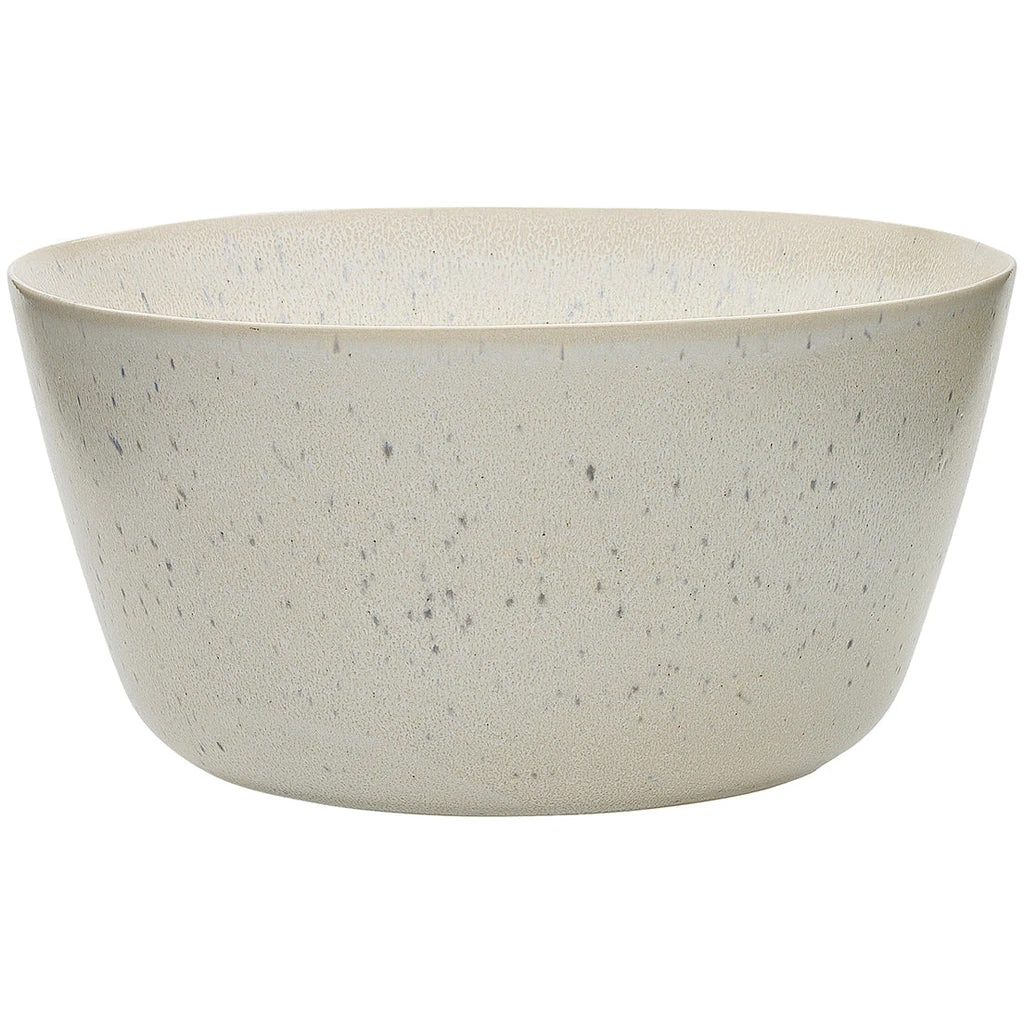 Ecology Malta Round Tall Serving Bowl 25cm Linen Ecology Malta Round Tall Serving Bowl 25cm Linen -Avanti store