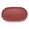 Ecology Speckle Rose Oval Serving Platter -Avanti store EC61951 Speckle OvalServingPlatter Rose 40cm Above HR 1024x1024