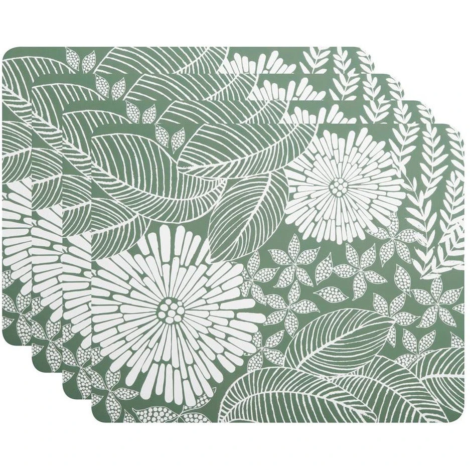 Maxwell and Williams Island Cork Back Placemat 34x26.5cm Set of 4 Green Gift Boxed Maxwell And Williams Island Cork Back Placemat 34x26.5cm Set Of 4 Green Gift Boxed -Avanti store