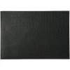 Maxwell And Williams Table Accents Leather Look Alligator Placemat 43x30cm Black