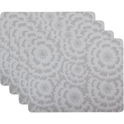 Maxwell And Williams Gerbera Cork Back Placemat 34x26.5cm Set Of 4 Gift Boxed