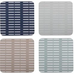 Maxwell And Williams Halsie Cork Back Coaster 10.5cm Set Of 4 Gift Boxed