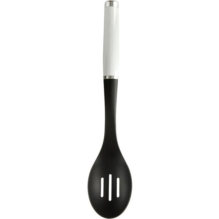 KitchenAid Classic Slotted Spoon Nylon - White KitchenAid Classic Slotted Spoon Nylon - White -Avanti store