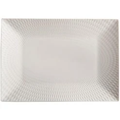 Maxwell And Williams White Basics Diamonds Rectangular Platter 25cm X 18cm