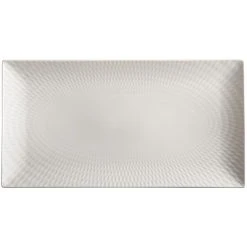 Maxwell And Williams White Basics Diamonds Rectangular Platter 35cm X 19cm