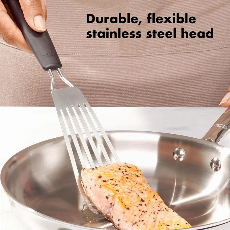 OXO Little Fish Turner Stainless Steel OXO Little Fish Turner Stainless Steel -Avanti store OXO Kitchenware Matchbox 48356 i