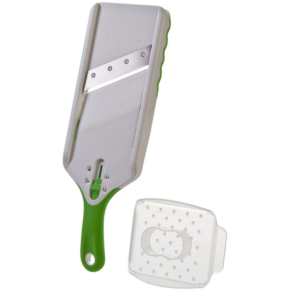 Progressive Adjust-A-Slice Mandoline Progressive Adjust-A-Slice Mandoline -Avanti store Progressive Kitchenware Matchbox 55222 Adjust A SliceMandoline