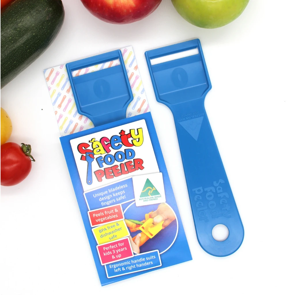Safety Food Kutter Safety Food Peelers Blue Safety Food Kutter Safety Food Peelers Blue -Avanti store