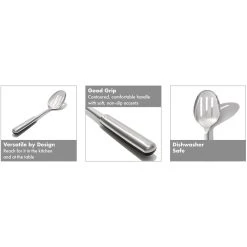 OXO STEEL Slotted Cooking Spoon 5 OXO STEEL Slotted Cooking Spoon -Avanti store STL3120200 8b 1024x1024
