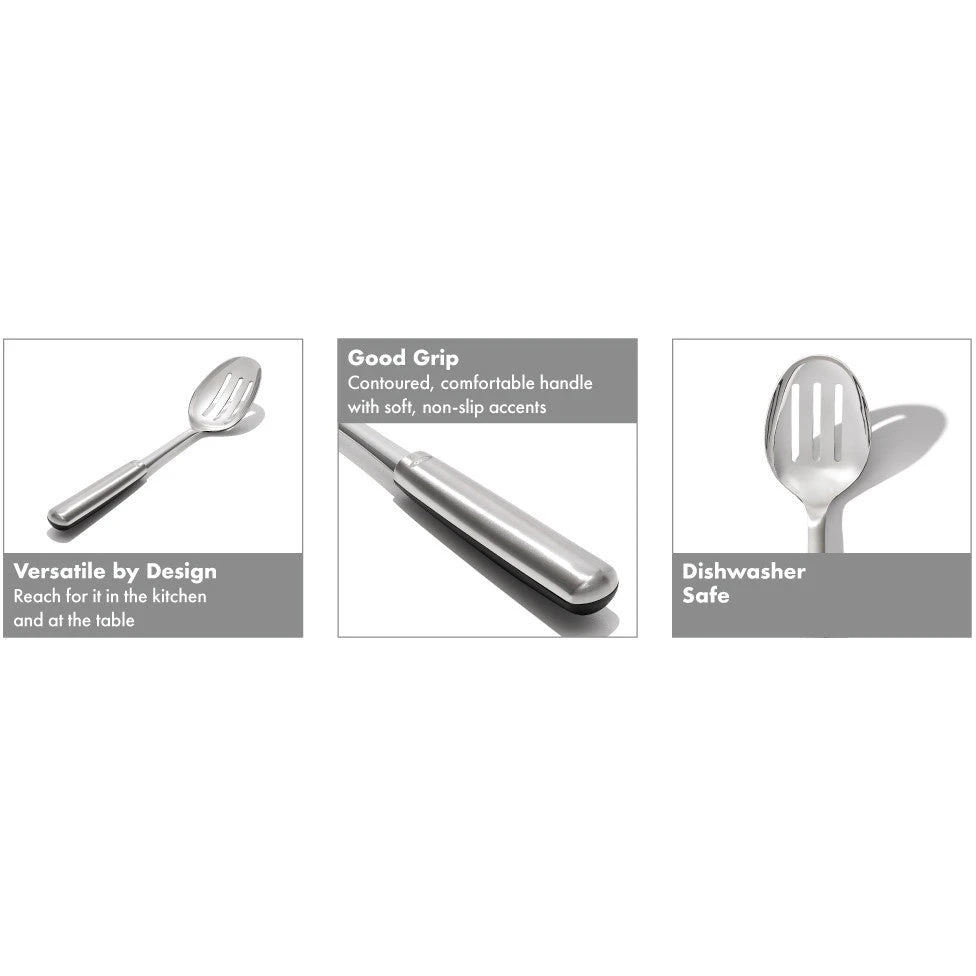 OXO STEEL Slotted Cooking Spoon OXO STEEL Slotted Cooking Spoon -Avanti store