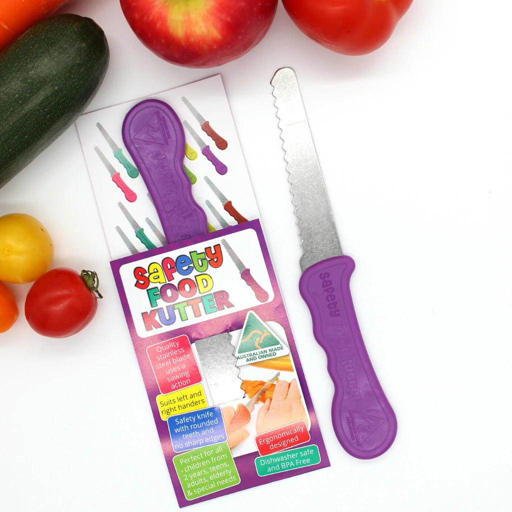 Safety Food Kutter Safety Food Kutter Purple Safety Food Kutter Safety Food Kutter Purple -Avanti store