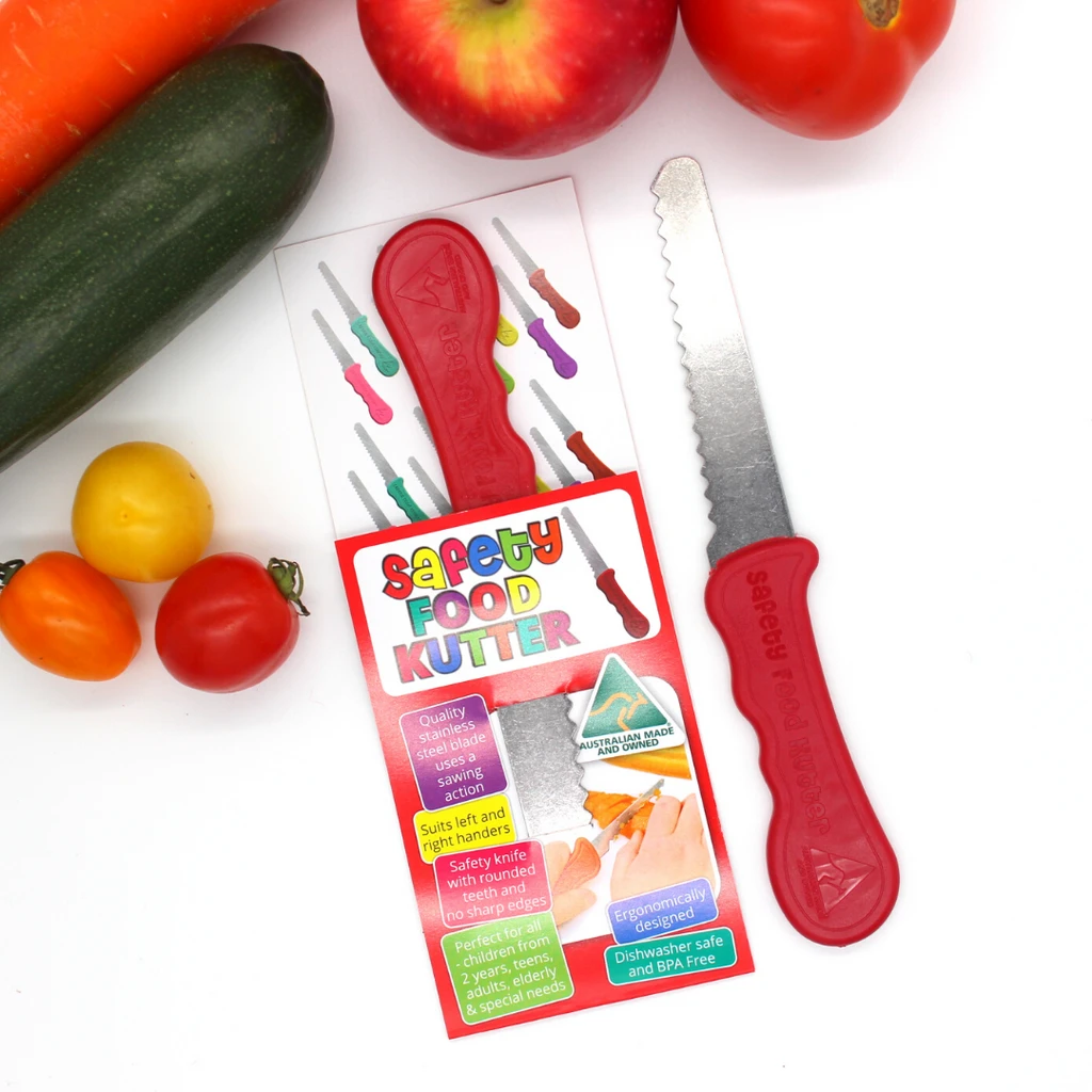 Safety Food Kutter Safety Food Kutter Red Safety Food Kutter Safety Food Kutter Red -Avanti store
