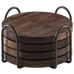 TEMPA Orson Natural 4pk Coaster Set