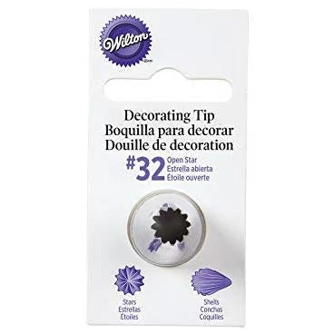 Wilton Open Star Tip - #32 Wilton Open Star Tip - #32 -Avanti store W418