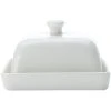Maxwell And Williams White Basics Rectangular Butter Dish 15cm -Avanti store Z881 1024x1024