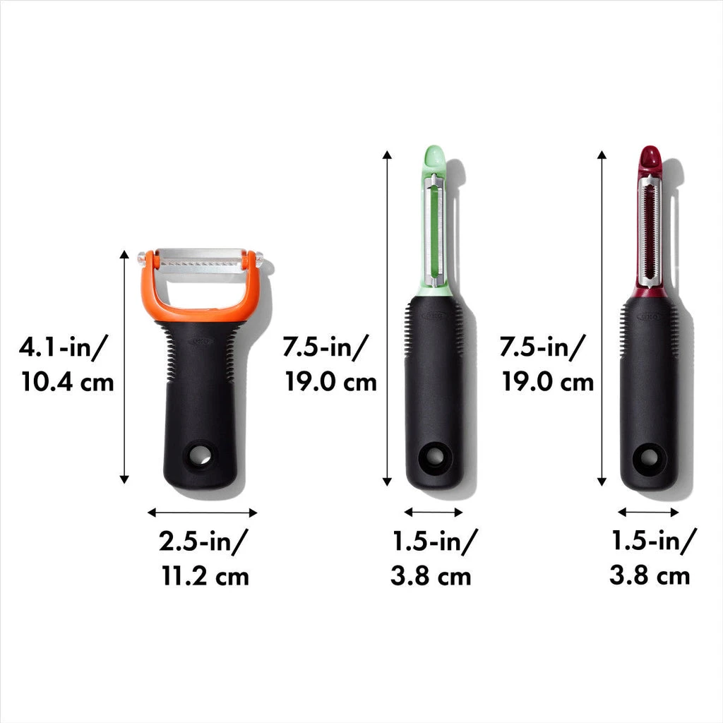 OXO Good Grips 3-Piece Peeler Set OXO Good Grips 3-Piece Peeler Set -Avanti store